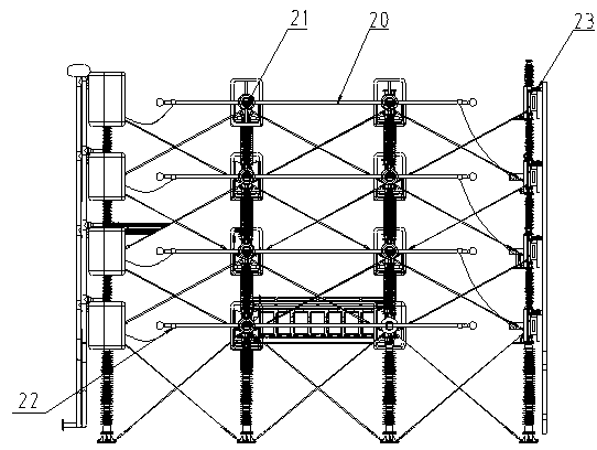 Flexible direct-current power transmission converter valve tower based on voltage source converters