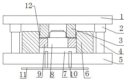 Positioning draw die for connecting sheet