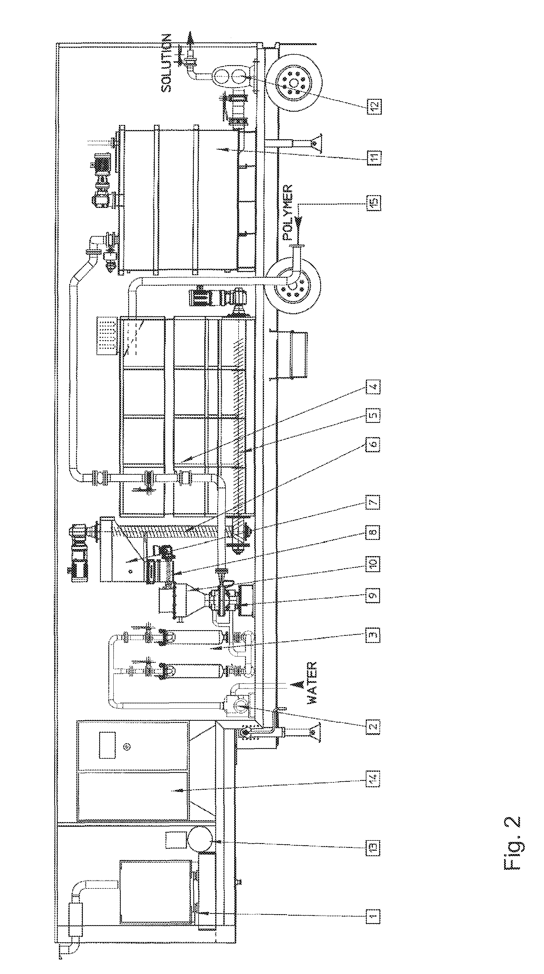 Polymer dissolution equipment suitable for large fracturing operations