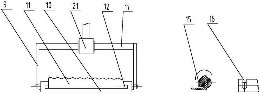 Recycling vehicle for fireproof fire extinguishment isolation cloth for grassland