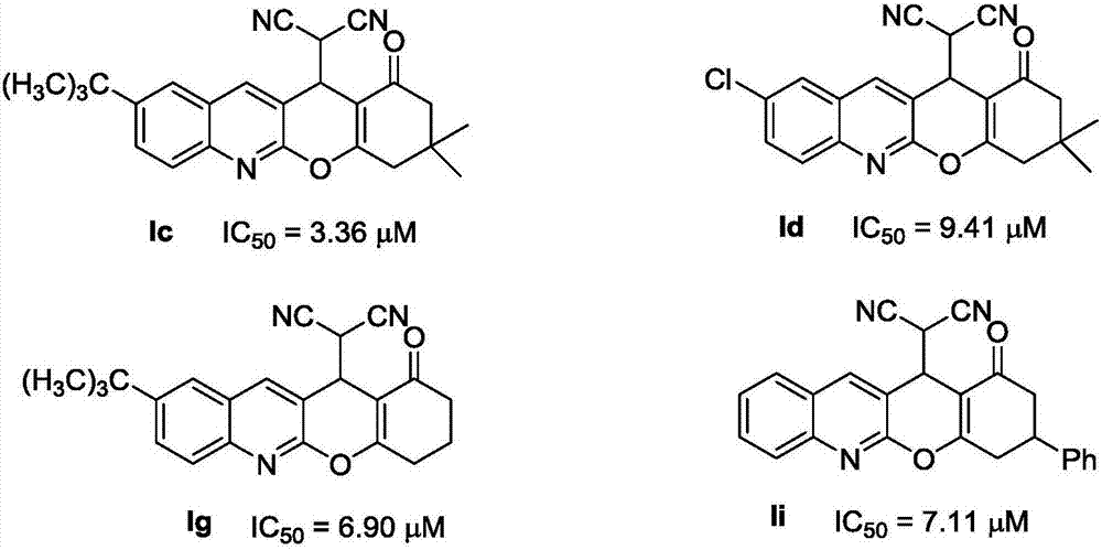 Chromene [2,3-b] quinoline derivative as well as preparation method and application thereof