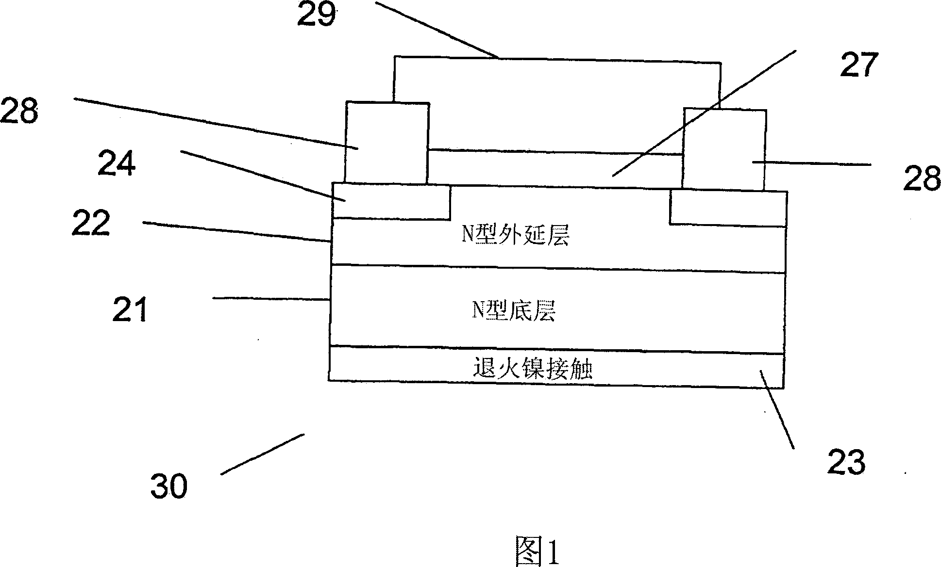 Method and device with durable contact on silicon carbide