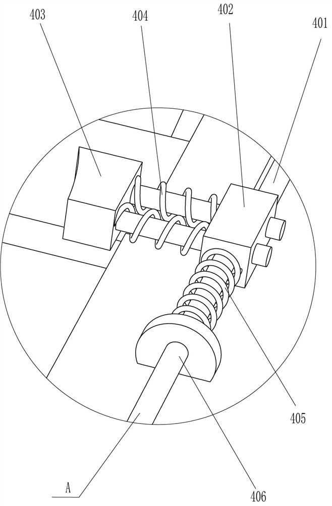 A bamboo fork opening device