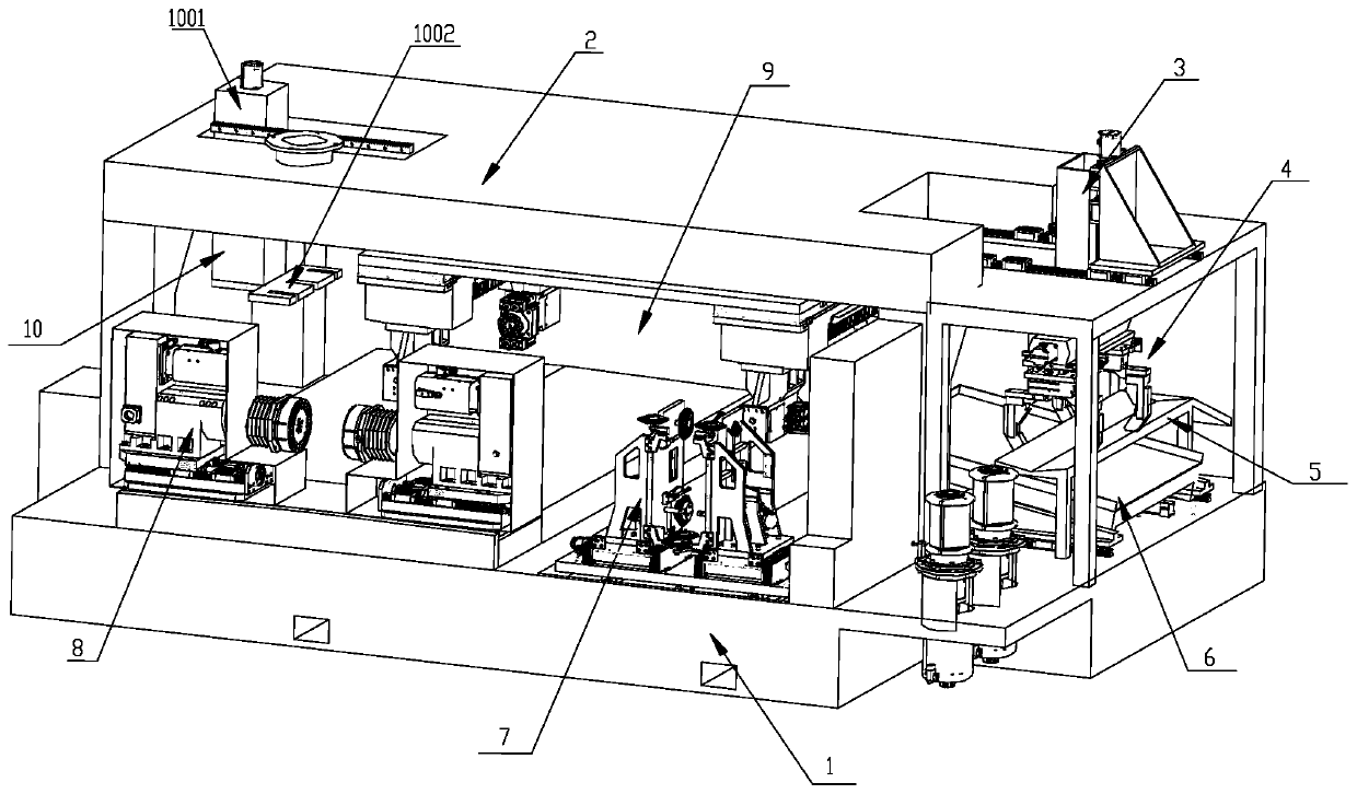 Silicon rod squaring and polishing integrated machine