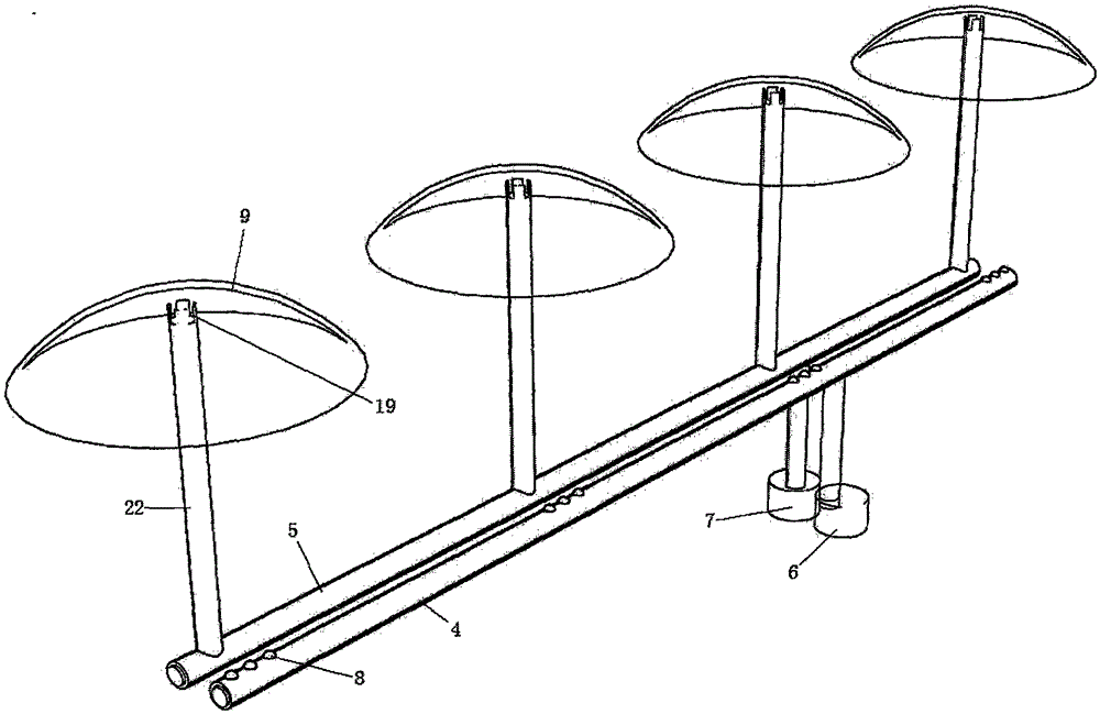 Aquarium-type dining-table with air bubble control function