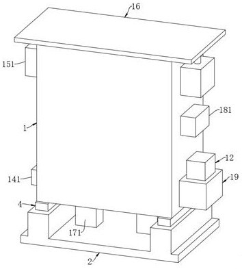 A distribution box with heat dissipation function for electrical automation equipment