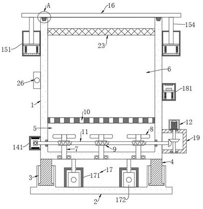 A distribution box with heat dissipation function for electrical automation equipment