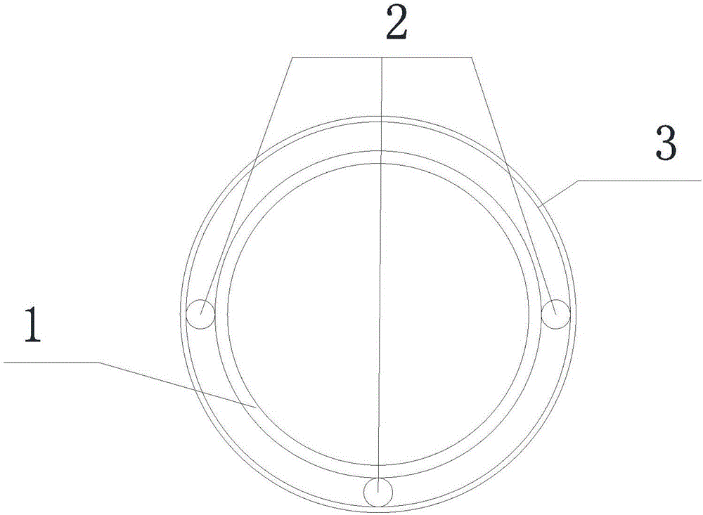 Fracture and slip preventing safety device for deep foundation pit supporting beam