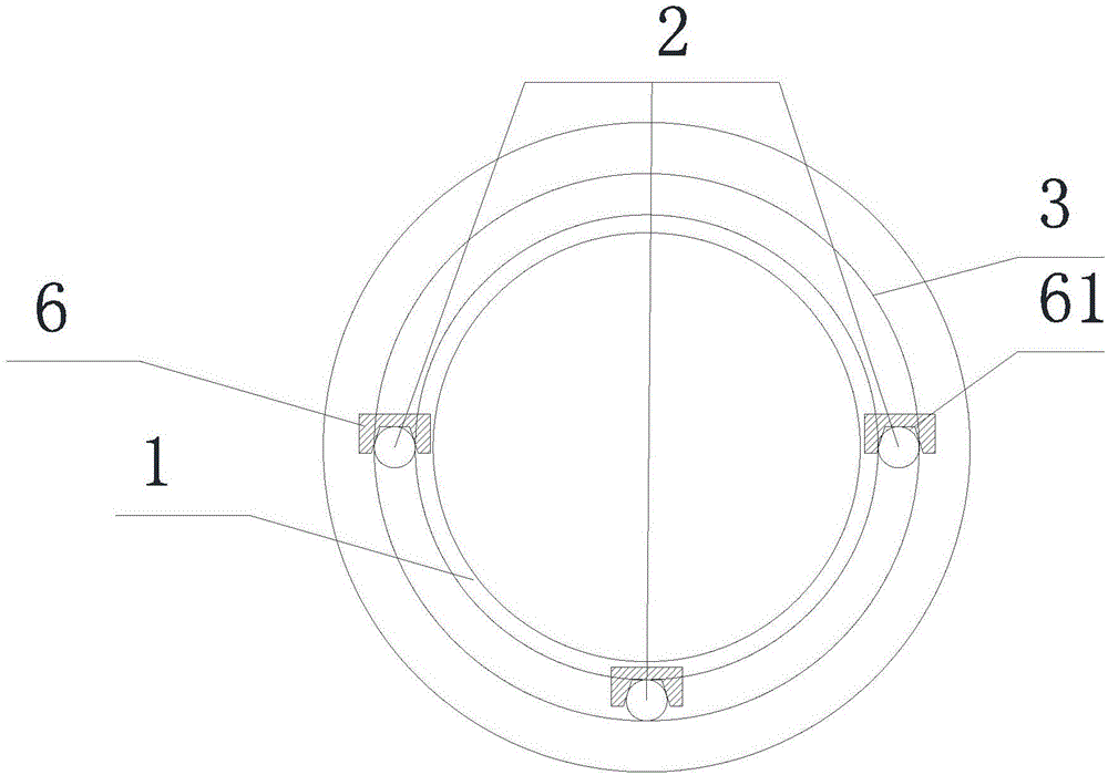 Fracture and slip preventing safety device for deep foundation pit supporting beam