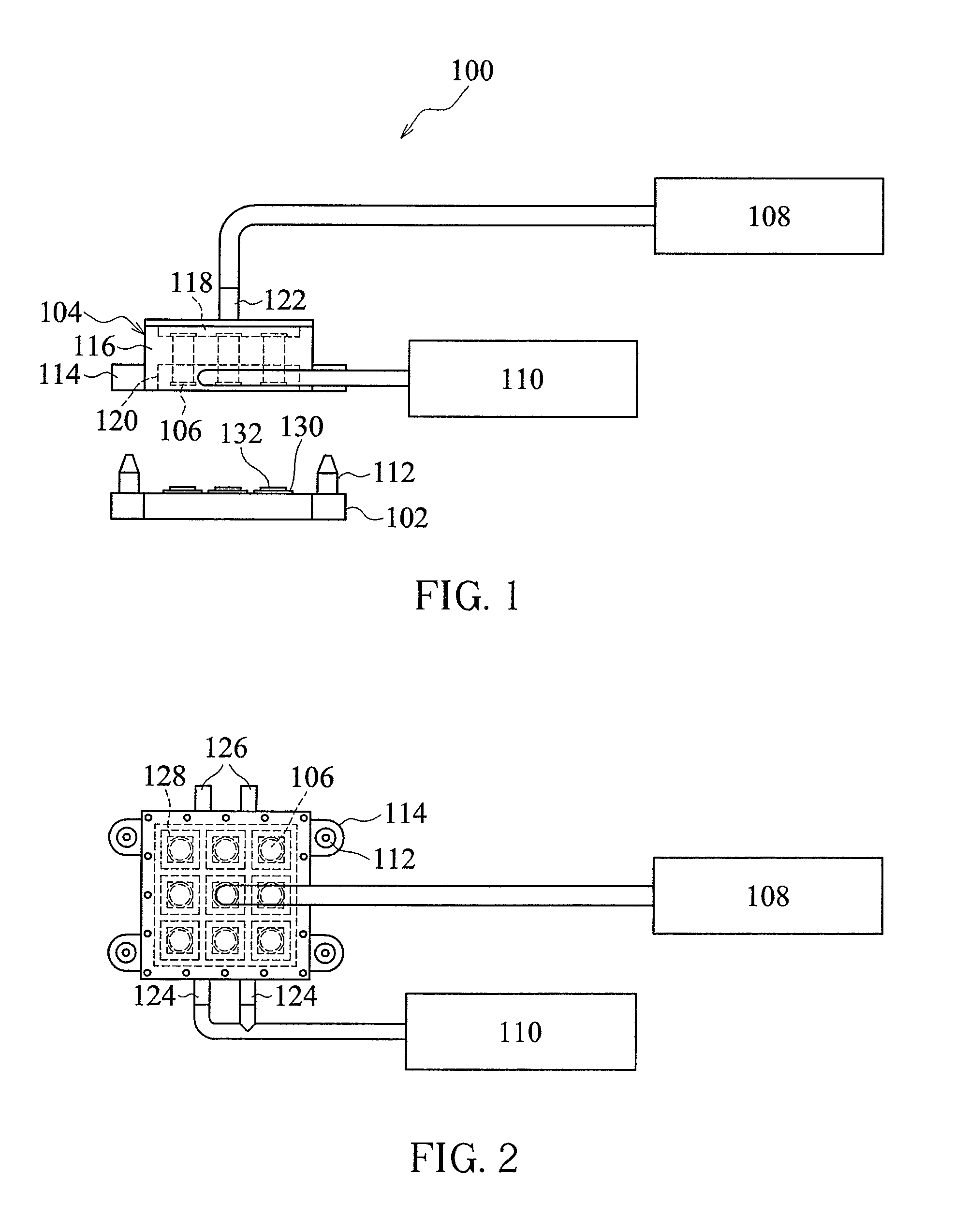 Device and method for chip pressing