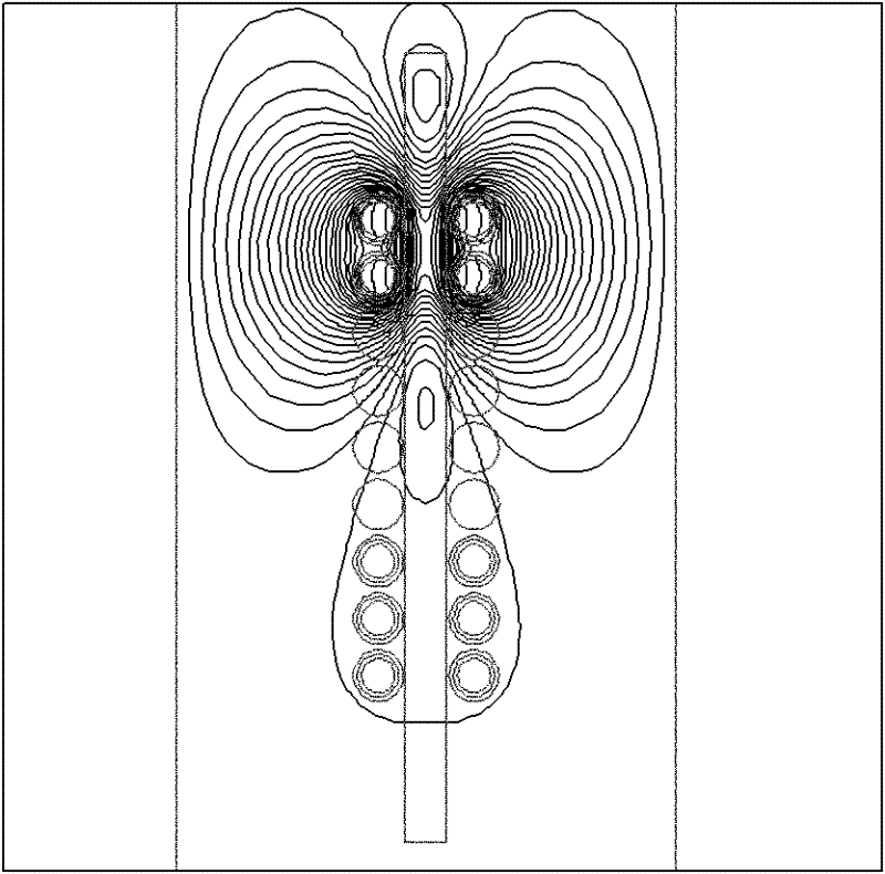 Method for establishing electromagnetic stirring parameters of secondary cooling area of plate blank