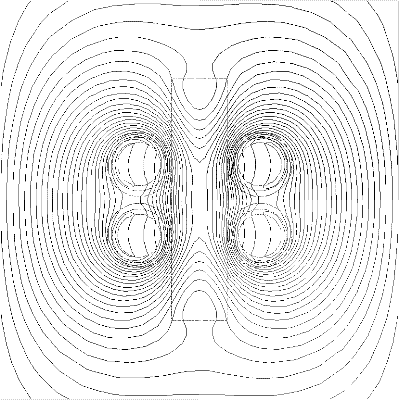 Method for establishing electromagnetic stirring parameters of secondary cooling area of plate blank