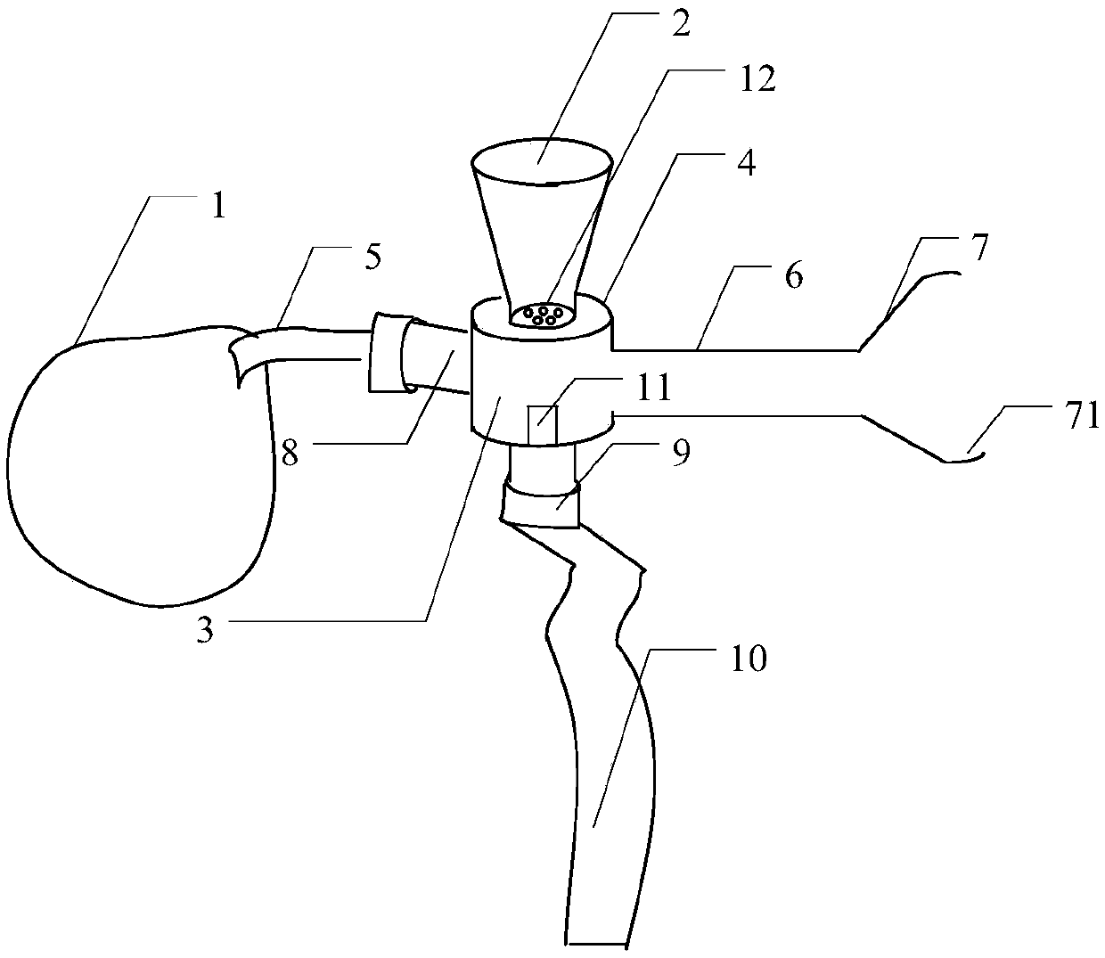 Artificial momordica grosvenori pollination device and method