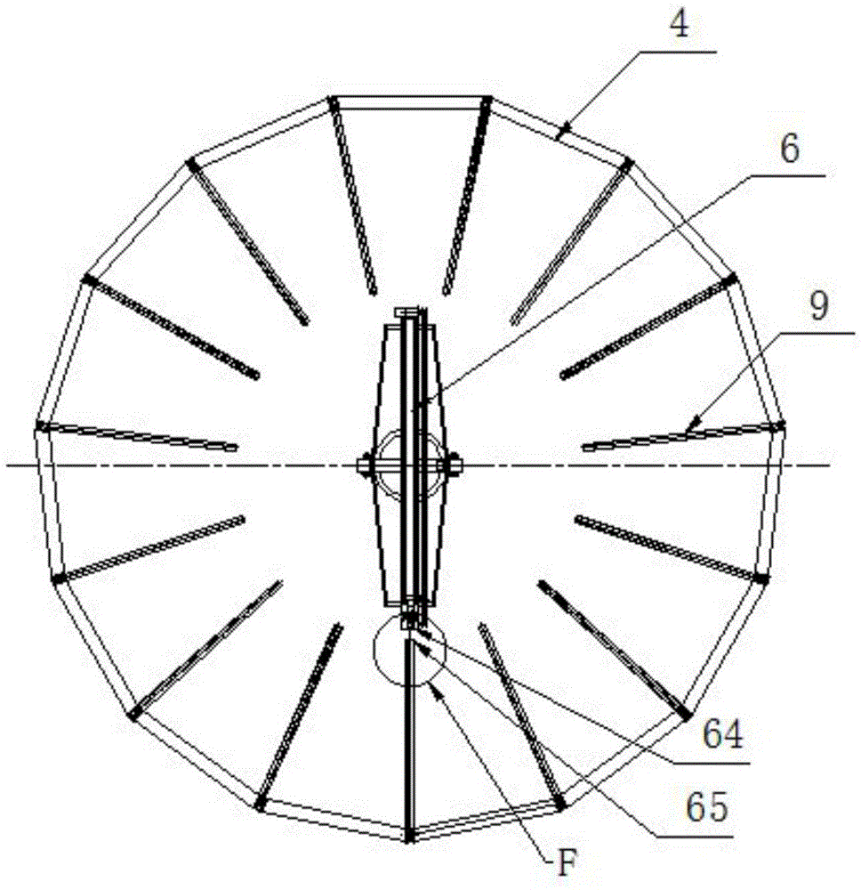 Underground bicycle garage for rotating mechanism at accurately controlled angle