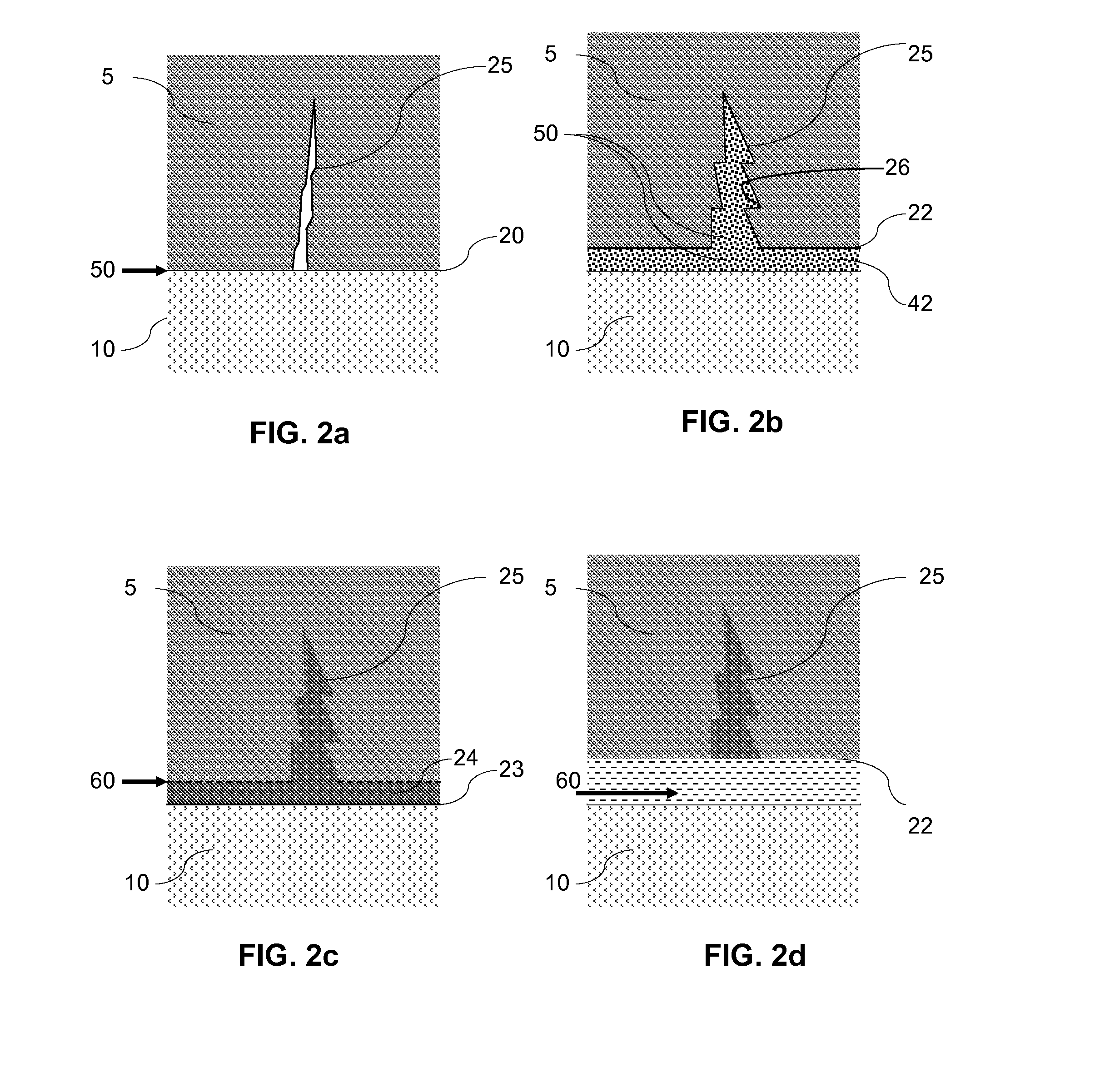 In situ method for sealing undesirable transverse fractures under hydraulic pressure during lithological displacement of an evaporite deposit