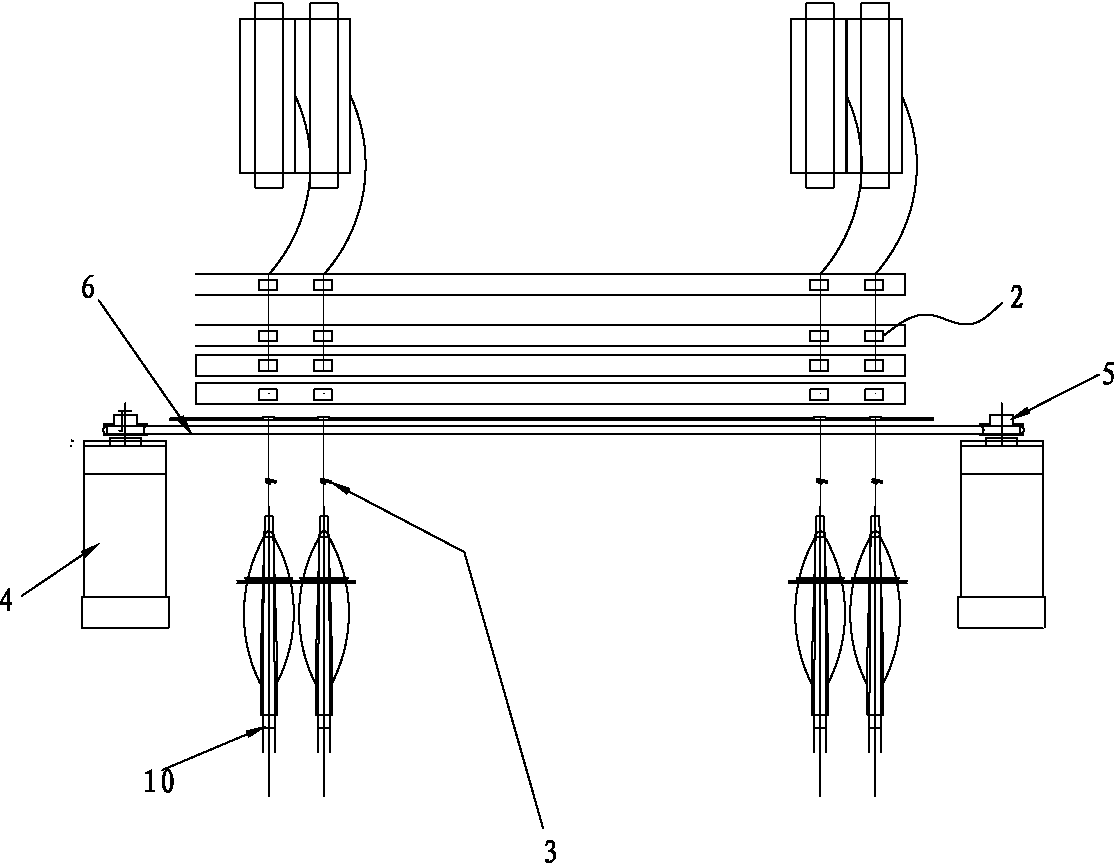 Device conducting false twisting on cotton yarns