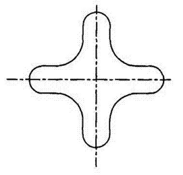 Preparation method of three-component composite fiber with special-shaped cross section