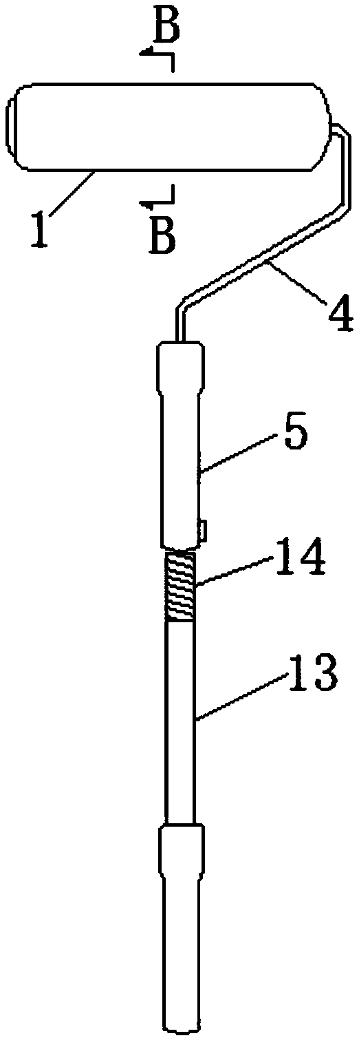 Roller for water-based paint