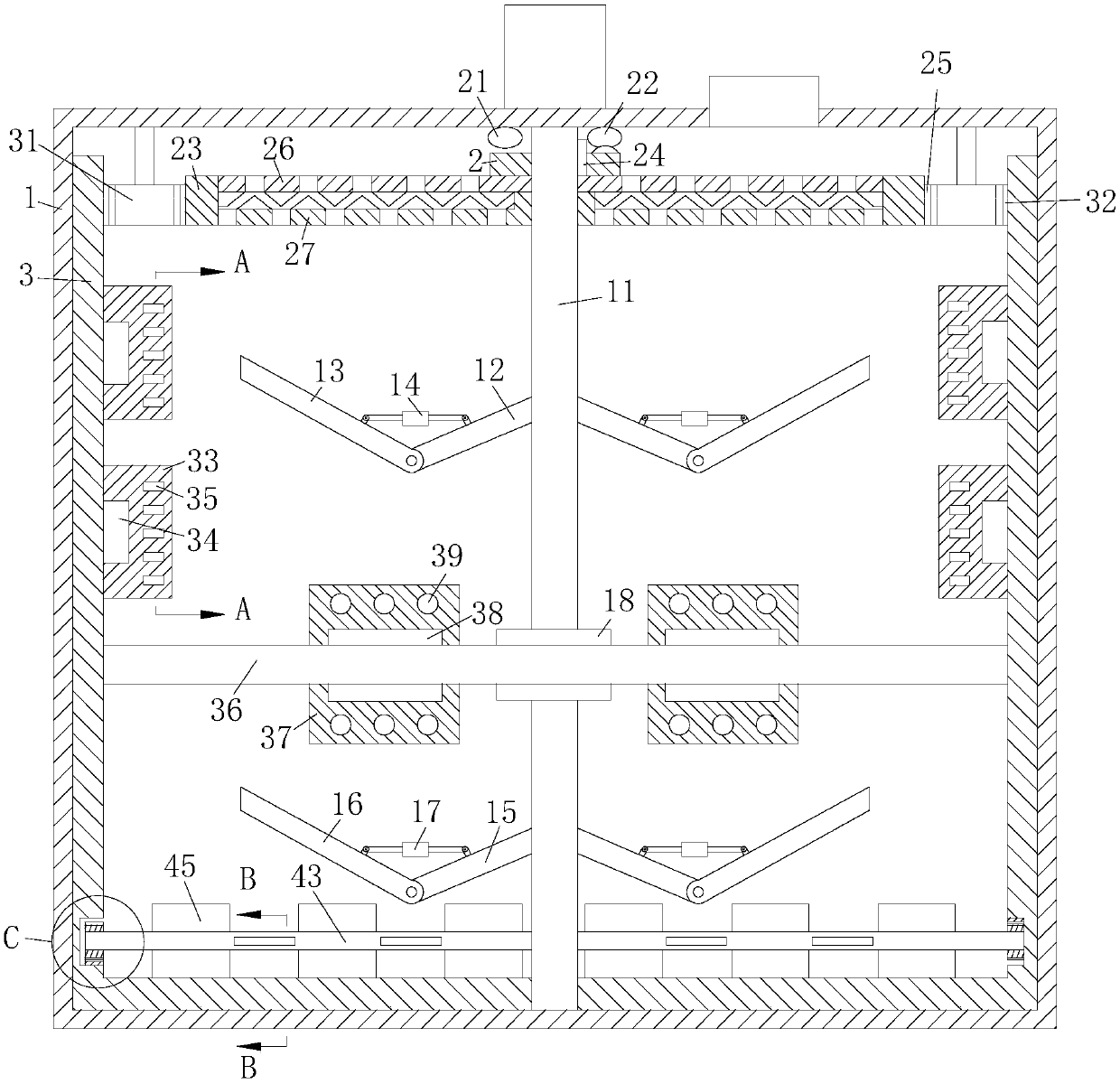 Artificial synthetic resin production apparatus