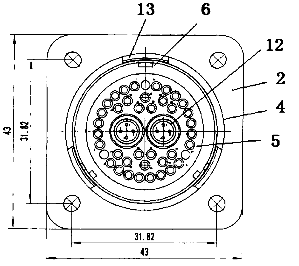 Connector with protection