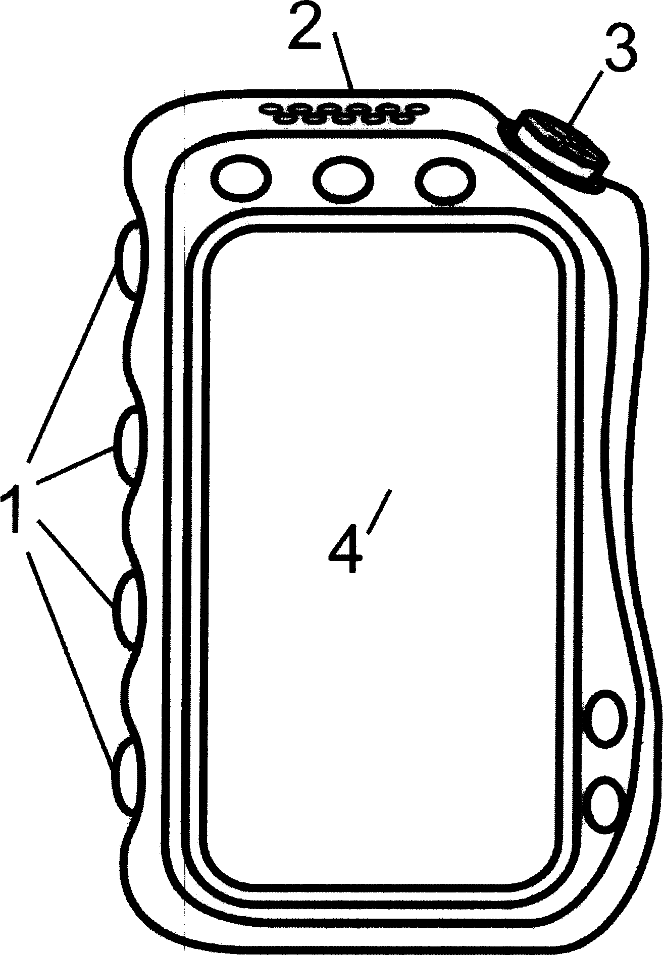 Hand held type auxiliary apparatus for language barrier