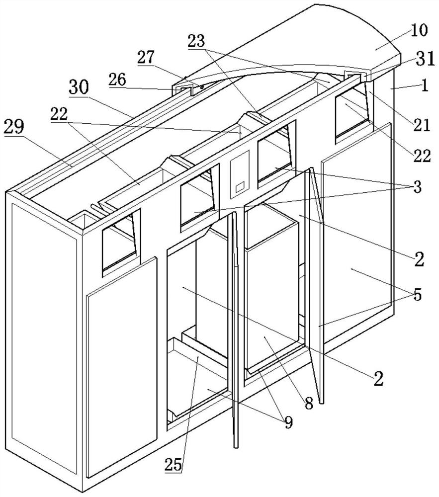 Accurate environment-friendly intelligent garbage throwing and classified collecting device convenient to throw