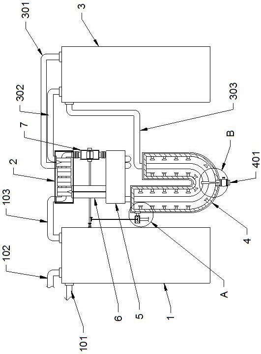 Fractionation device in petroleum coke production process