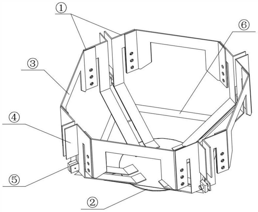 Low-profile radiation unit capable of improving gain and front-to-back ratio