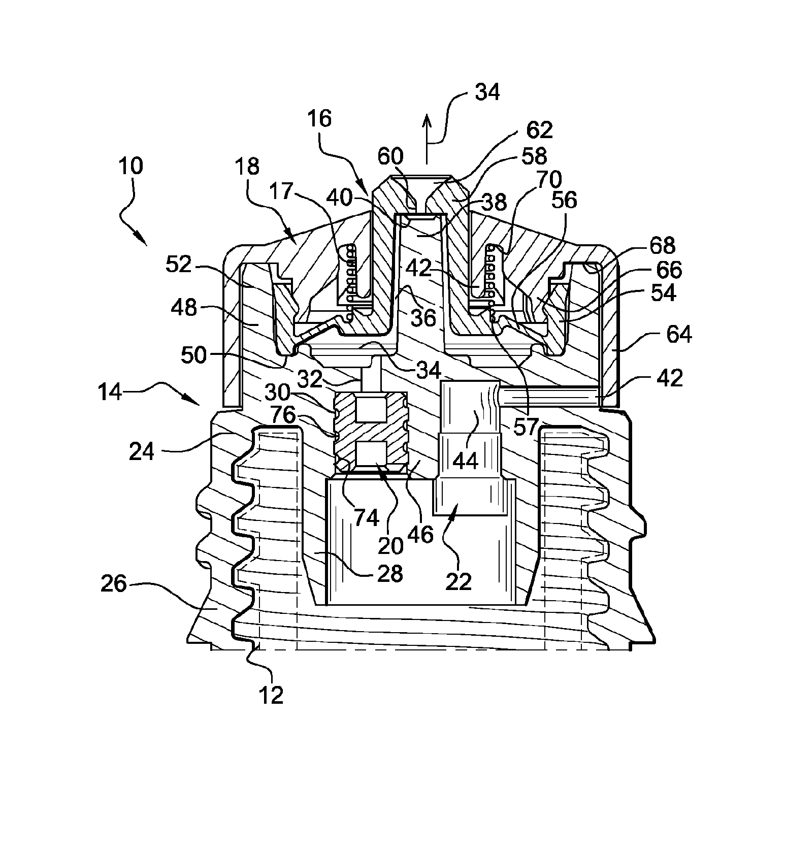 Liquid dispensing device