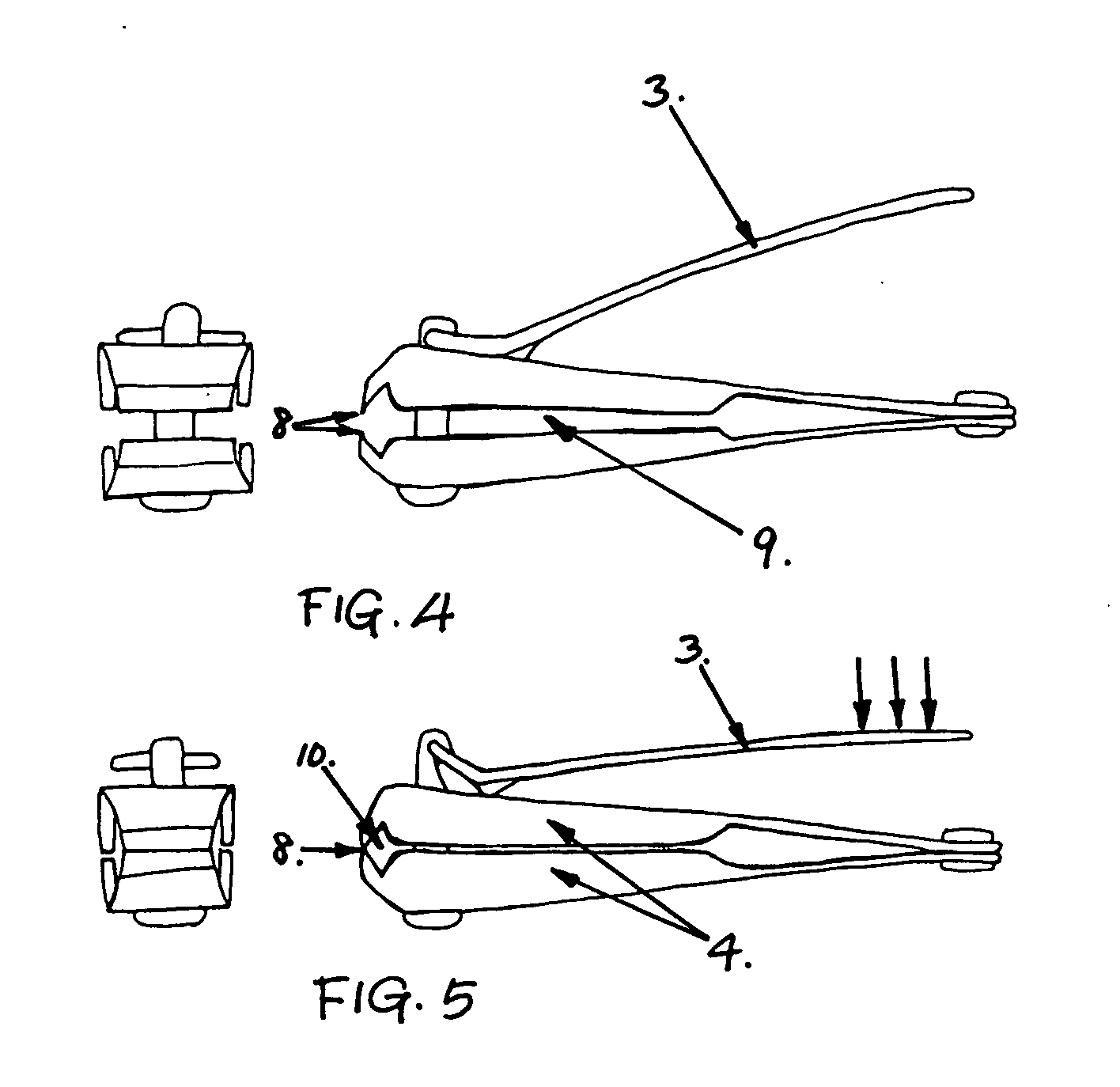 Nail clipper with catching side walls