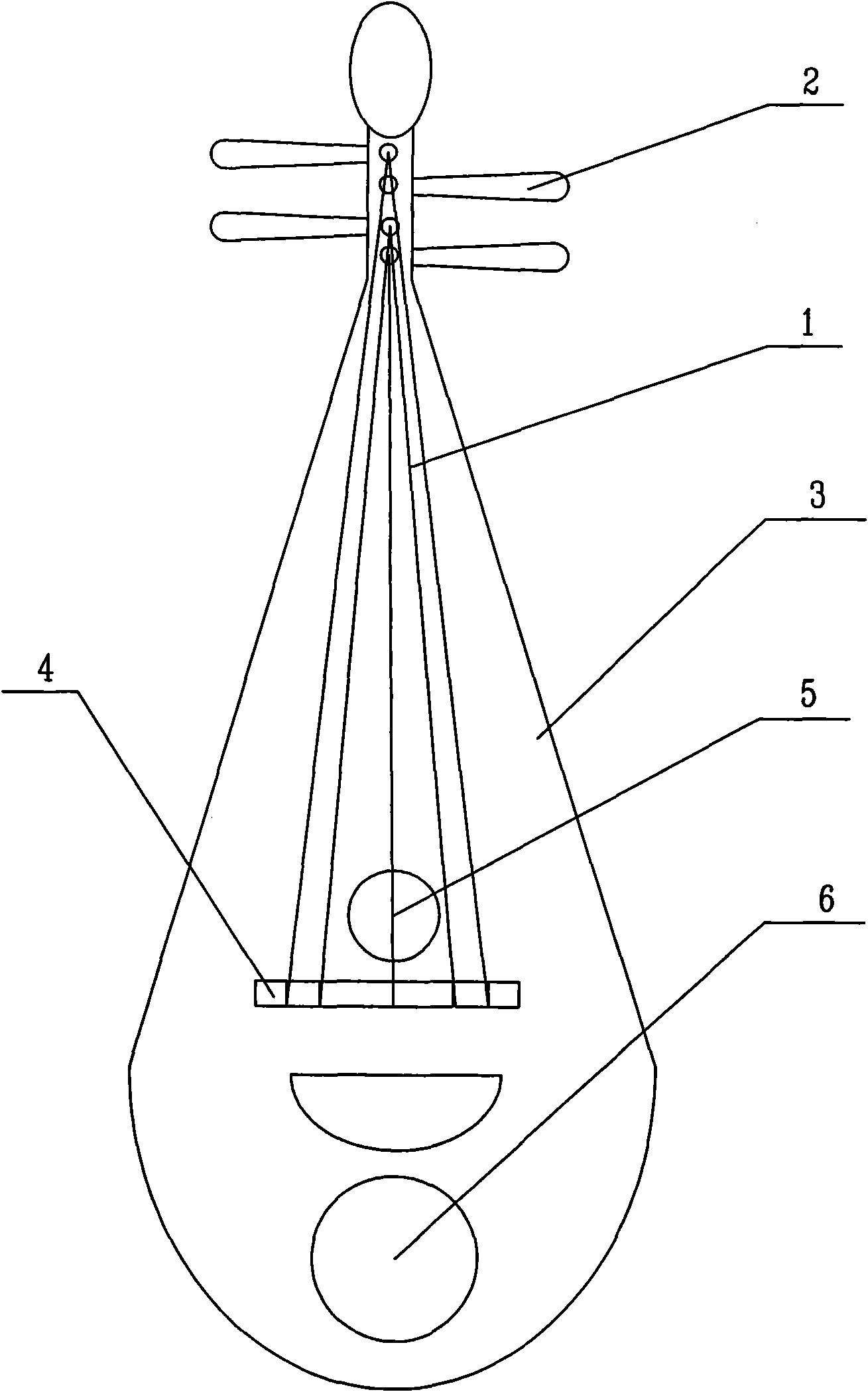 Electronic crystal lute