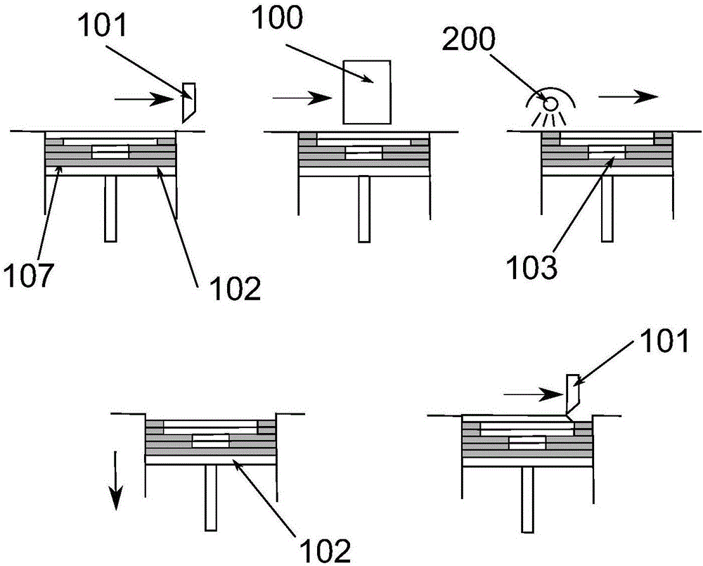 3D reverse image printing method and apparatus