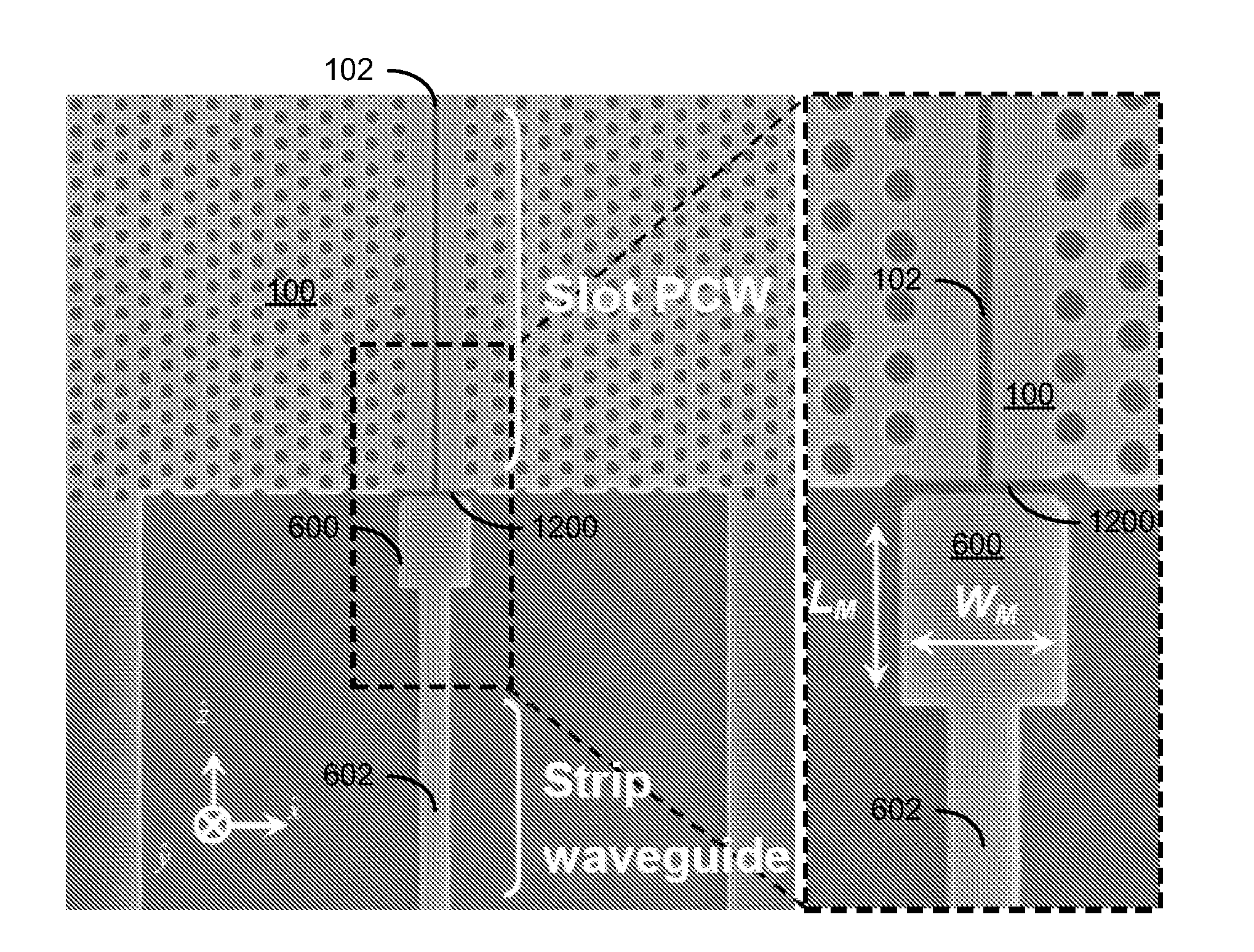 Multimode interference coupler for use with slot photonic crystal waveguides