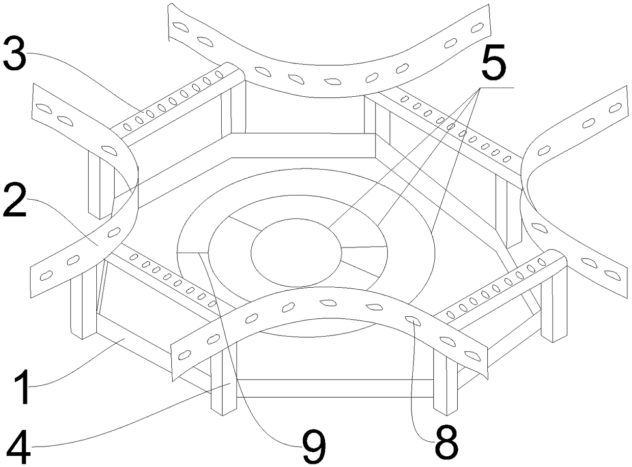 Multi-functional cable bracket