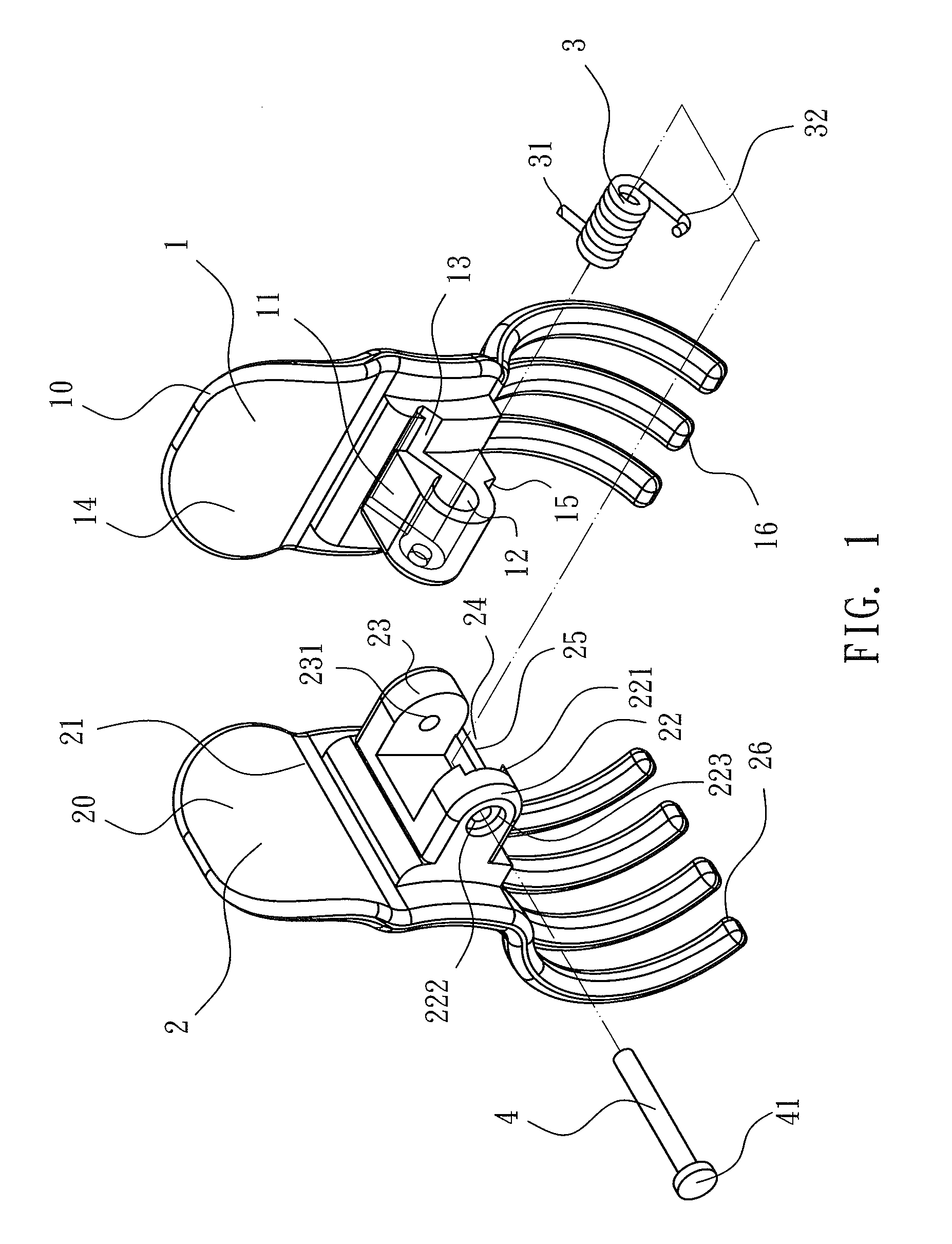 Hair Clip with Hidden Spring