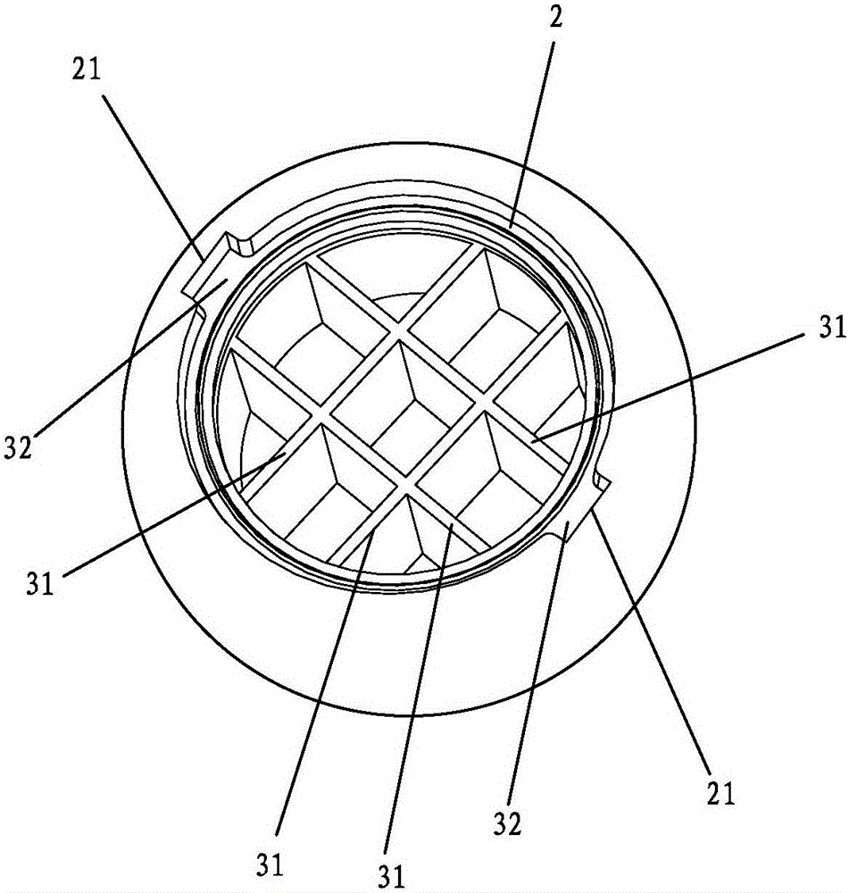 Anti-dazzle plate for front end of LED light emitting plate convenient for stretching out of camera