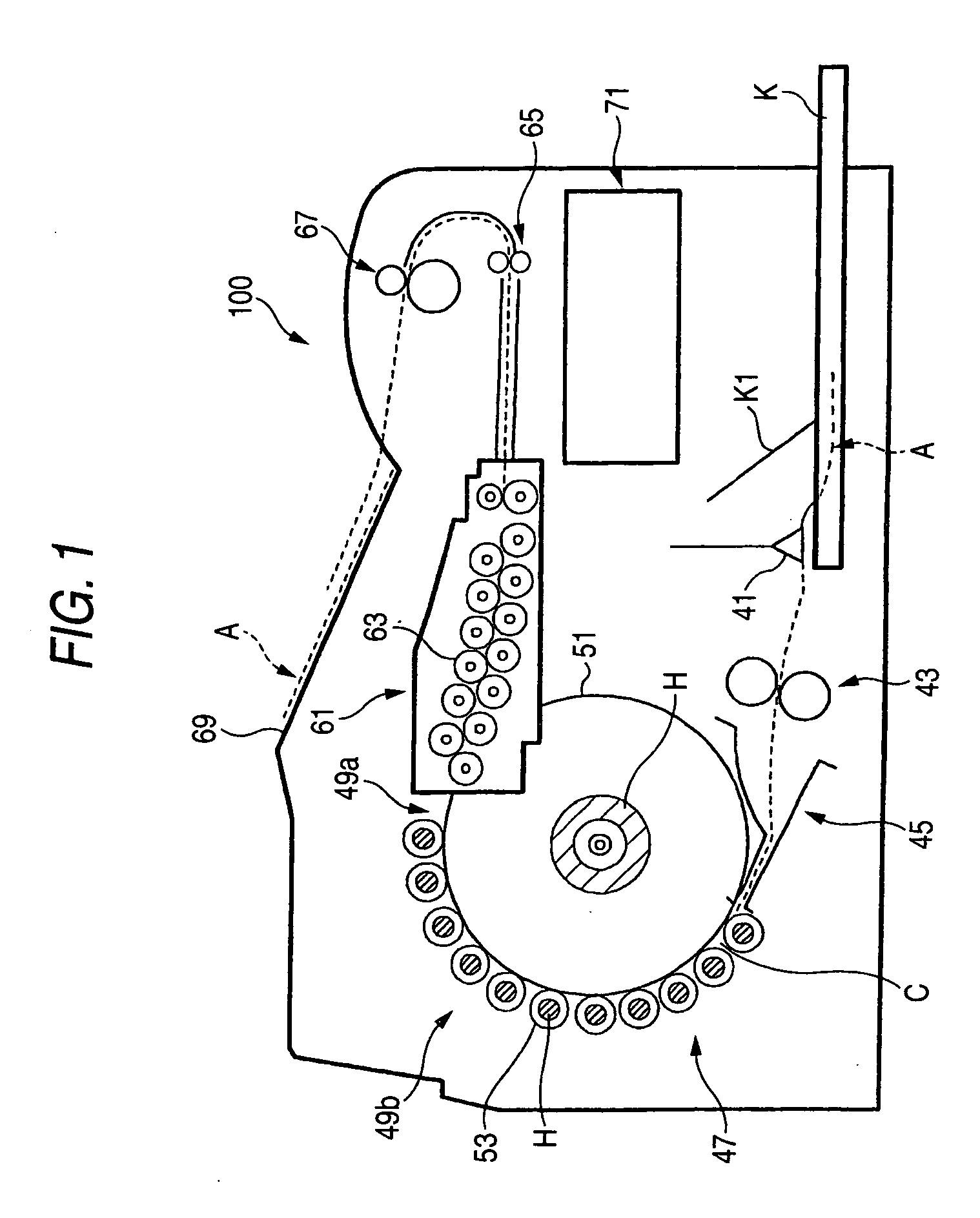 Thermal developing apparatus