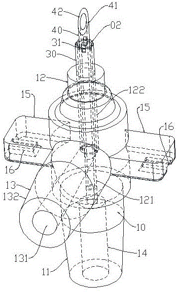 Clean blood collecting instrument and clean blood collecting method and blood collecting device thereof