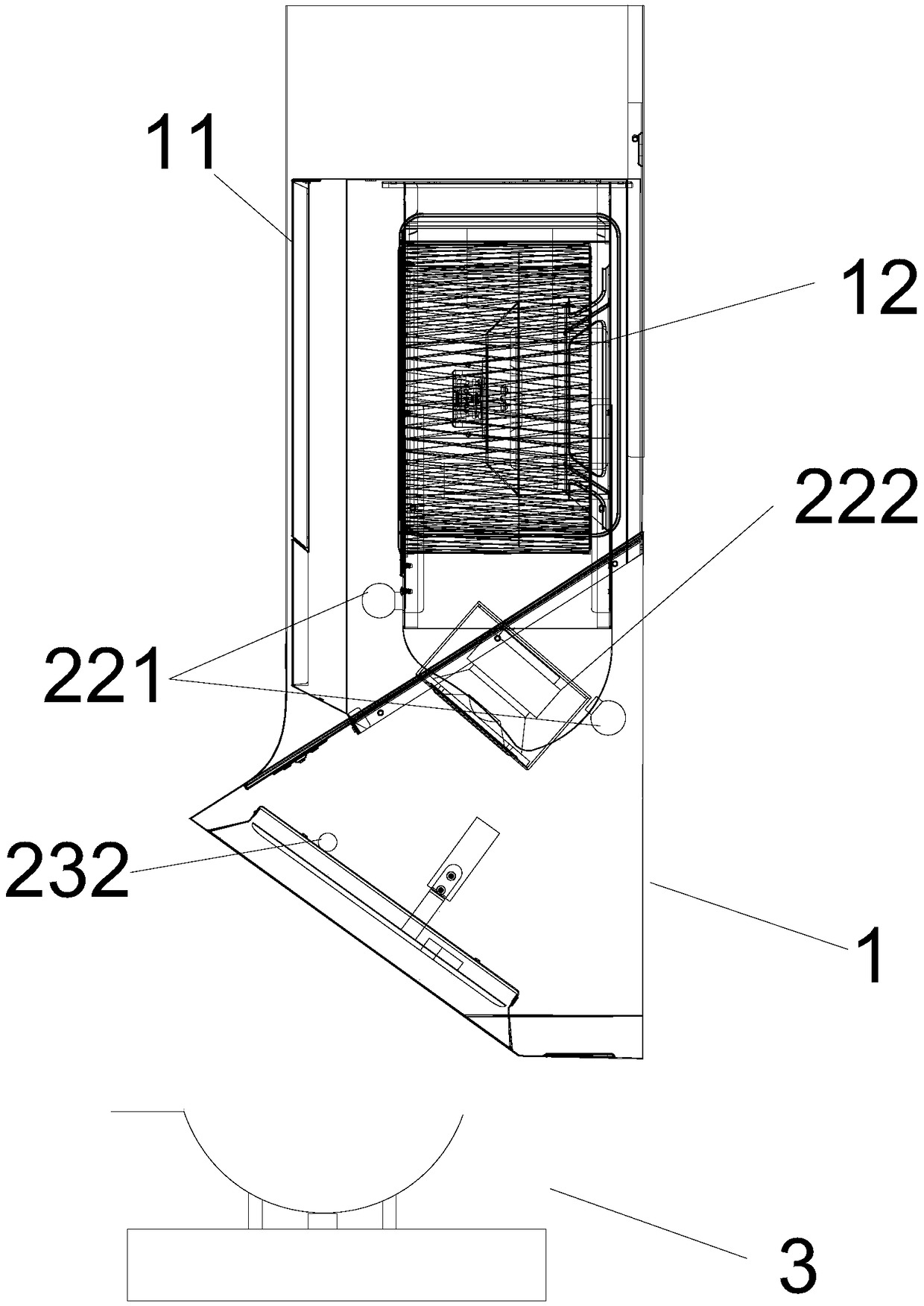 Range hood with oil-resistant three-dimensional space sound field noise reduction device, and noise reduction method thereof