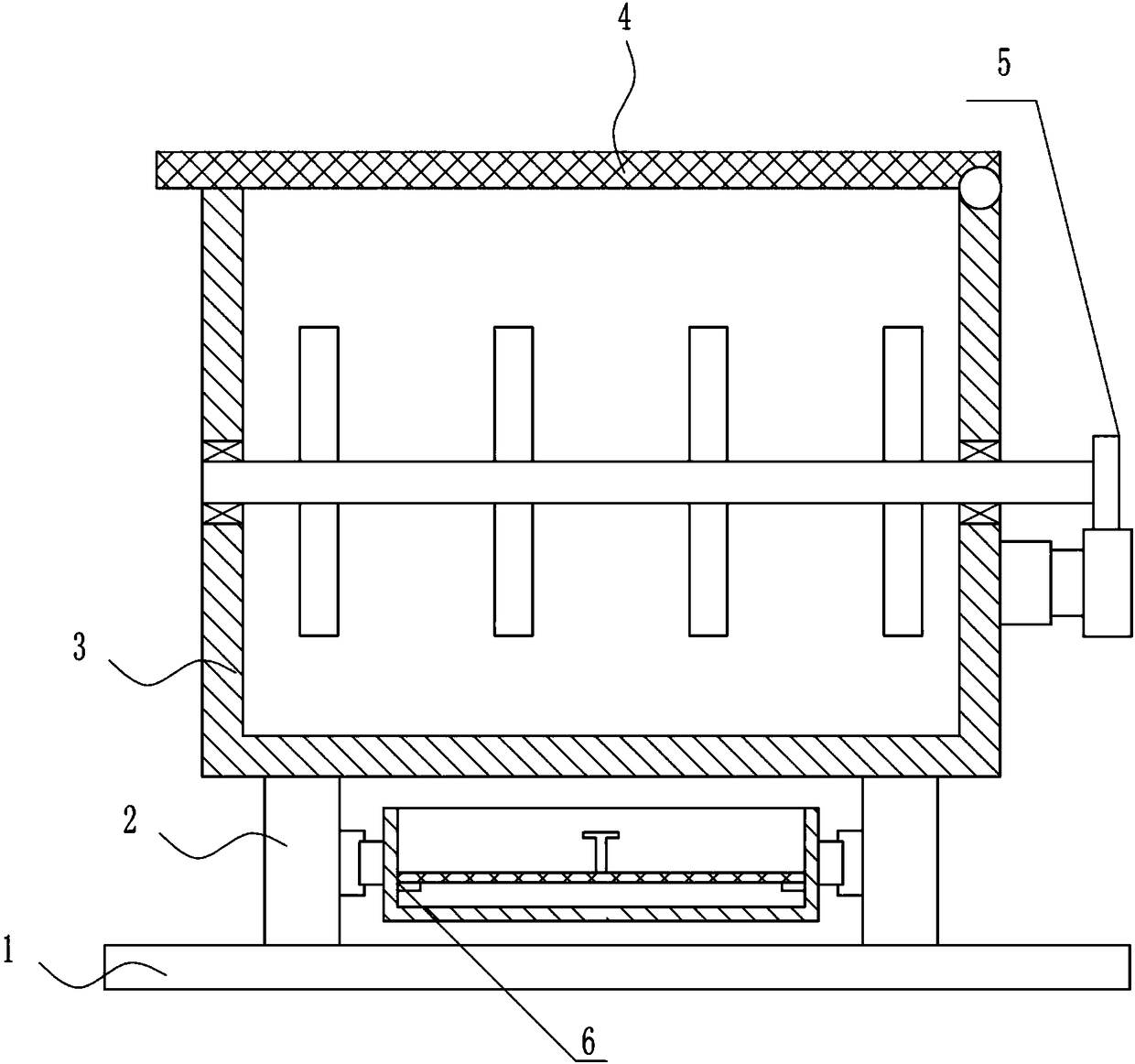 Collecting device for monitoring whether construction site dust reaches standards or not