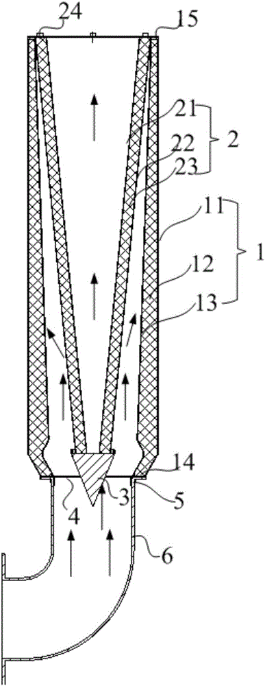 Tail gas silencer for automatic clipping system