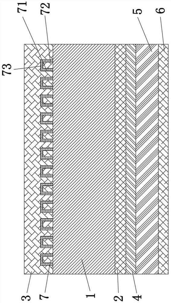 Golden stamping ribbon for barcode printer and preparation method of gold stamping ribbon