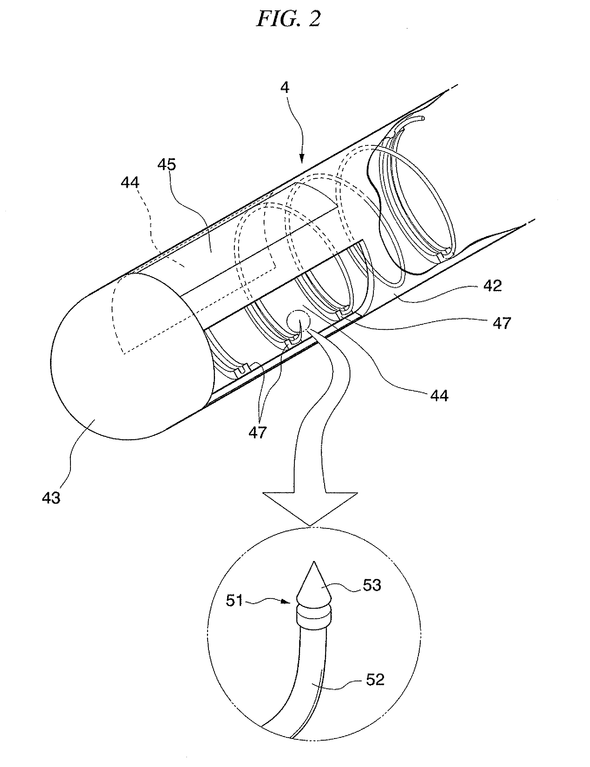 Gastric therapy system and method for suturing gastric wall