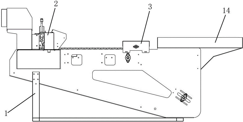 Feeding mechanism of string forming machine and feeding method of feeding mechanism