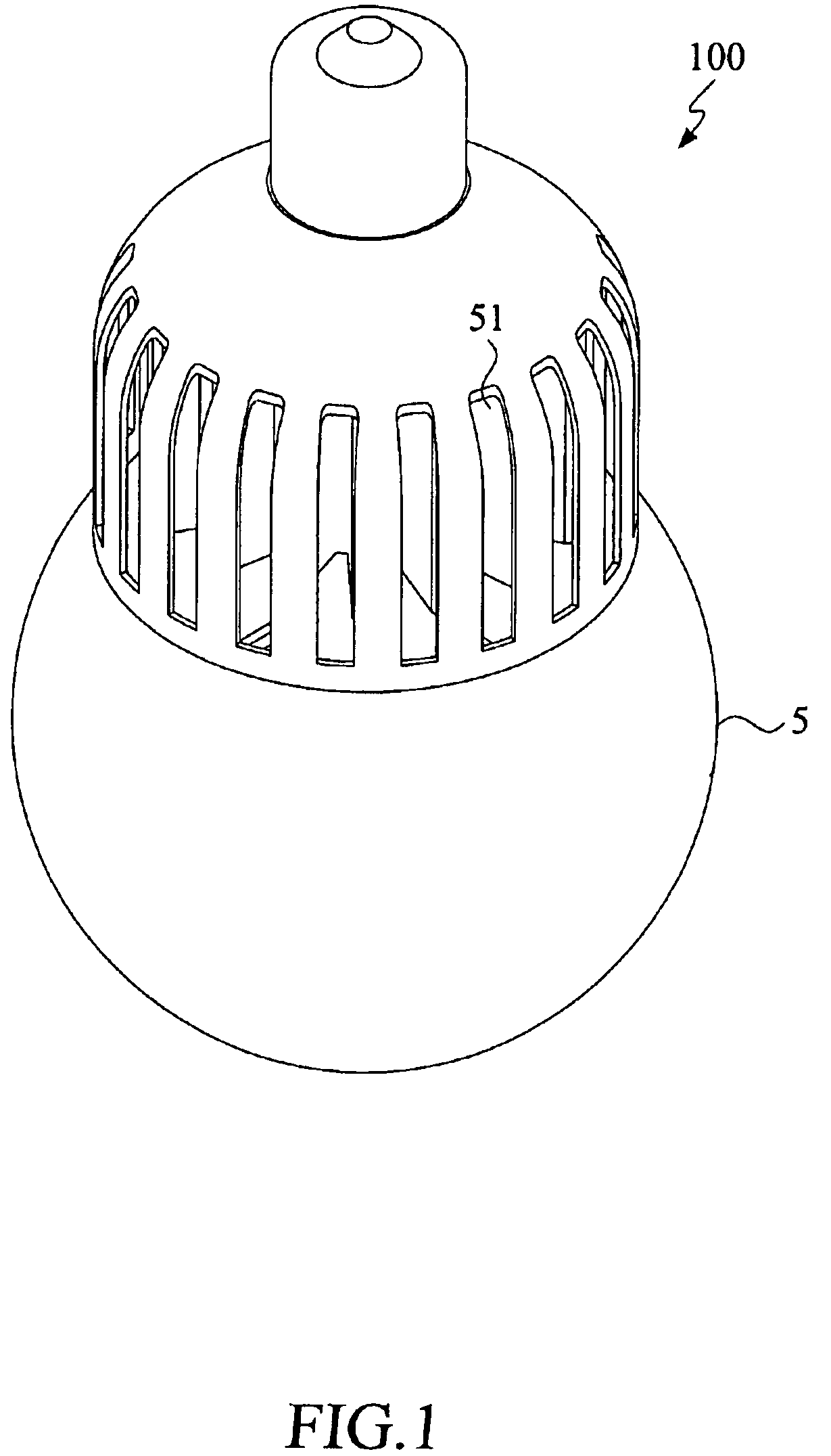 High power LED lighting assembly incorporated with a heat dissipation module with heat pipe