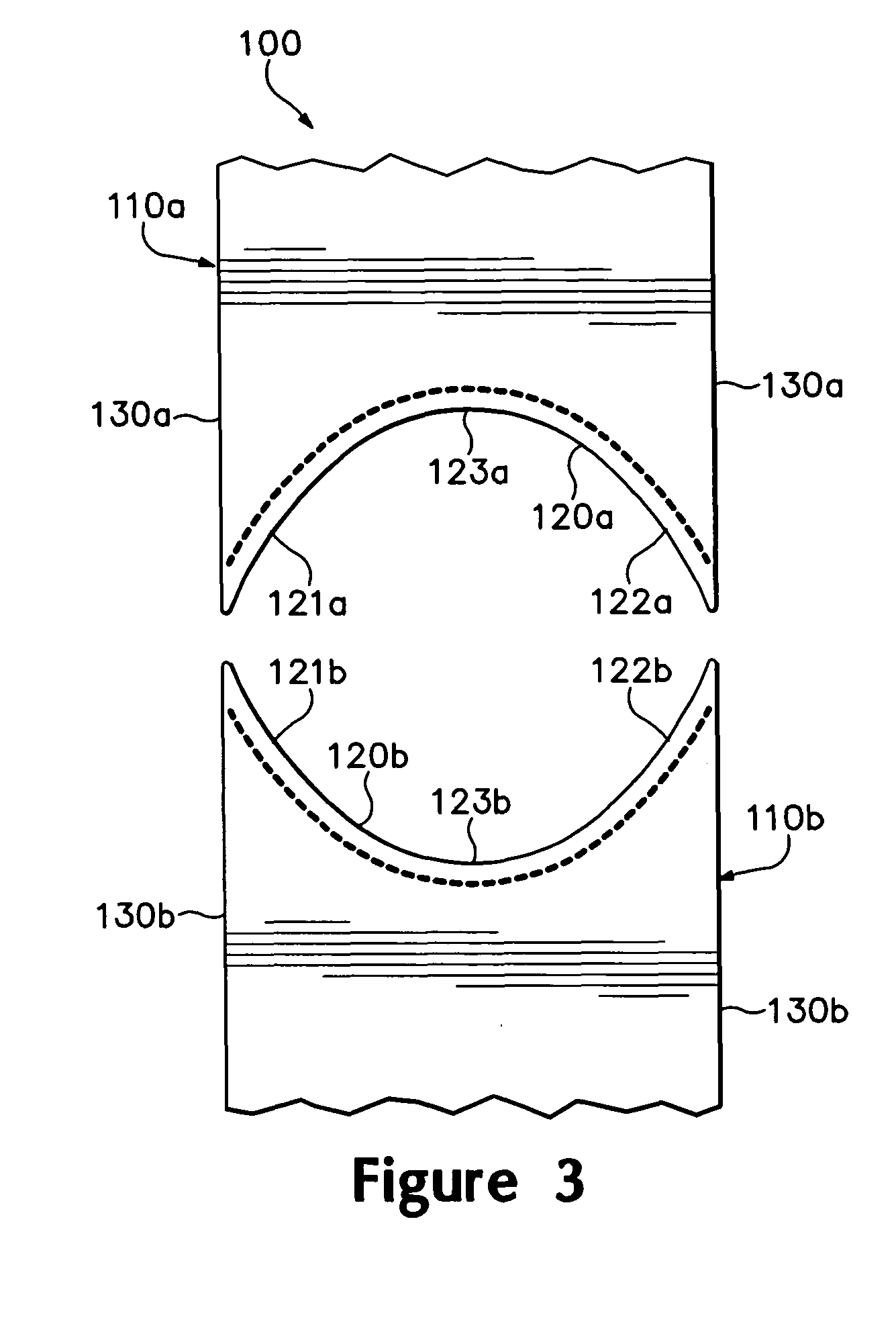 Overlapping element