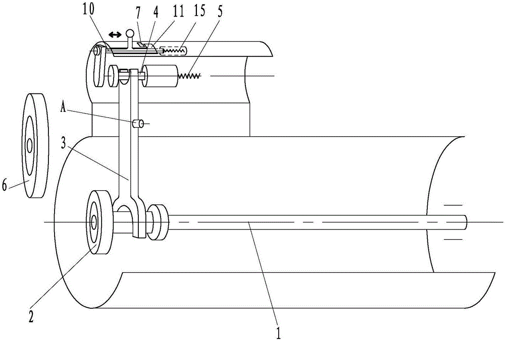 Electric motor starter with function of manual turning