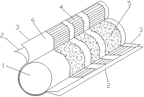 Groove feeding filter stick and smoke filter tip thereof