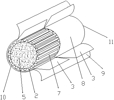 Groove feeding filter stick and smoke filter tip thereof