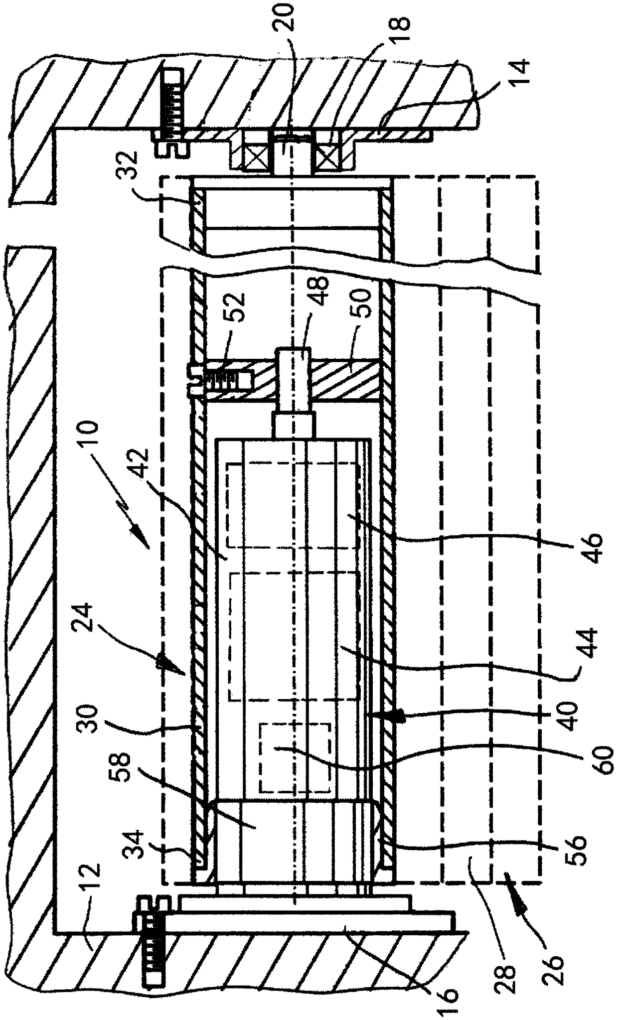 Support unit for a drive unit of a closing or protective device